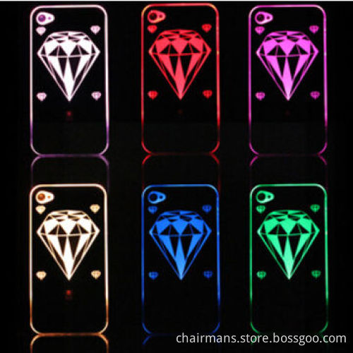 Flashing LED Light Up Phone Case for iPhone 5/5S, New